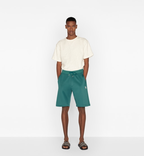 Dior Oblique Relaxed-Fit T-Shirt Off-White Terry Cotton Jacquard