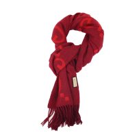 Gucci Knitted Bassel Scarf Bright Red Gucci Knitted Bassel Scarf Bright Red