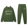 Fear of God Essentials Fleece II Hoodie & Sweatpant Set  Green