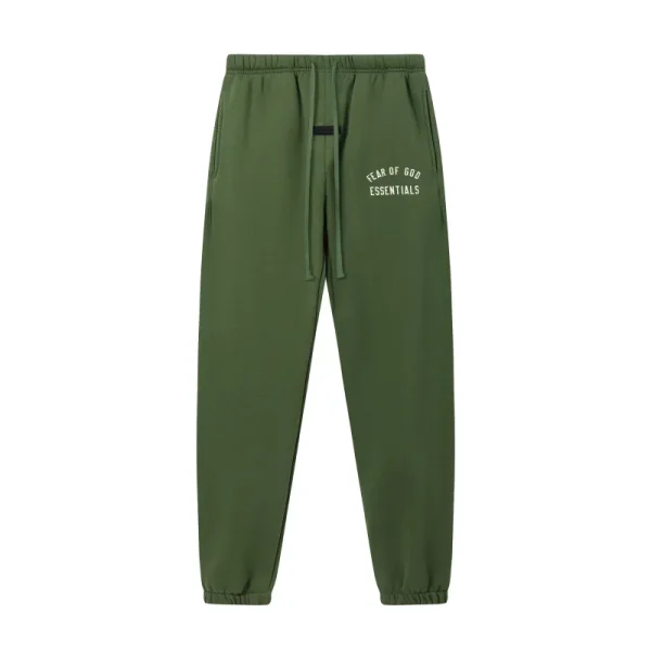 Fear of God Essentials Fleece II Hoodie & Sweatpant Set  Green