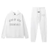 Fear of God Essentials Fleece II Hoodie & Sweatpant Set White Fear of God Essentials Fleece II Hoodie & Sweatpant Set White