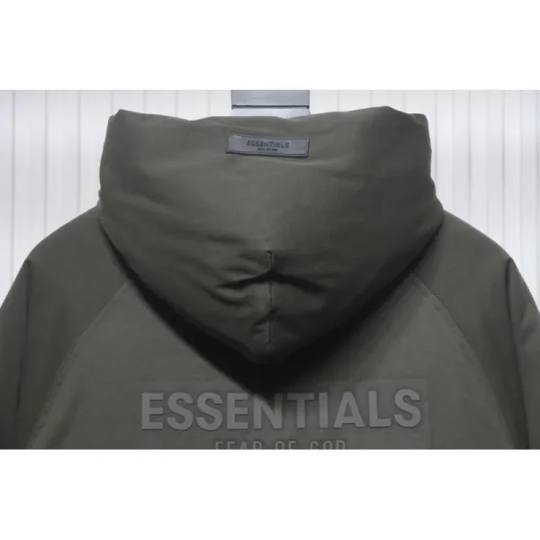 fear_of_god_essentials_letter_print_hooded_synthetic_insulated_jacket_dark_green_1CEB64CF00B19 Fear of God Essentials Letter Print Hooded Synthetic Insulated Jacket Cream Yellow