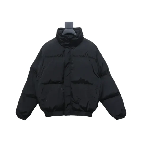 Fear of God Essentials Puffer Jacket In Black Fear of God Essentials Puffer Jacket In Black