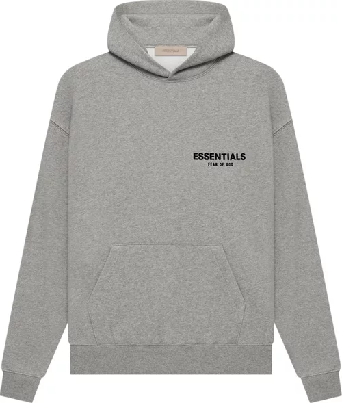 Fear of God Essentials Relaxed Hoodie Dark Oatmeal Fear of God Essentials Relaxed Hoodie Dark Oatmeal