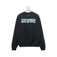 Fear of God FOG 24FW Small inverted letter round neck black sweatshirt Fear of God FOG 24FW Small inverted letter round neck black sweatshirt