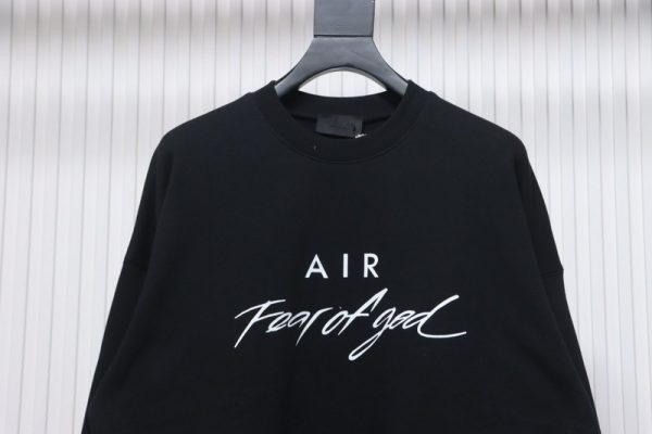 Fear of God FOG double-line AIR letter round neck sweatshirt