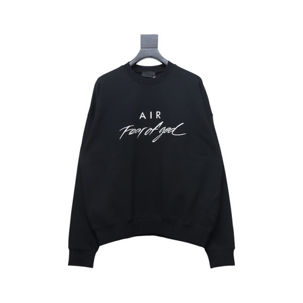 Fear of God FOG double-line AIR letter round neck sweatshirt