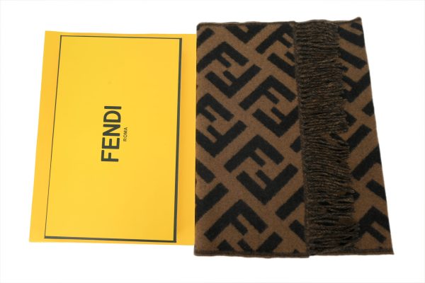 fendi_suede_tassel_scarf_dark_brown_1D186E6EB3912 Fendi Suede Tassel Scarf Dark Brown