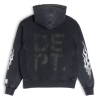 Gallery Dept. Flames Hoodie Black