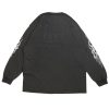 Gallery Dept. Flames L/S T-Shirt Black