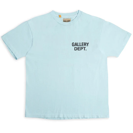 GALLERY DEPT T-SHIRT BLUE GALLERY DEPT T-SHIRT BLUE