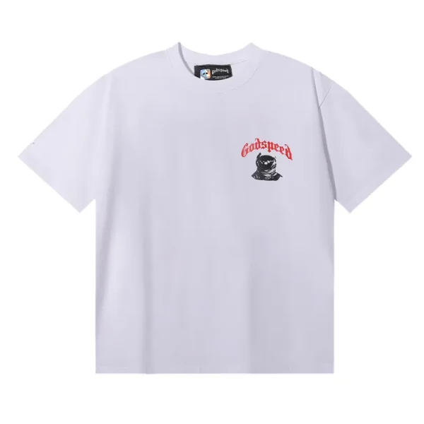 Godspeed 1969 Crew Neck T-shirt #7068 Black/White