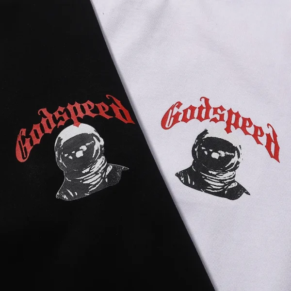 Godspeed 1969 Crew Neck T-shirt #7068 Black/White