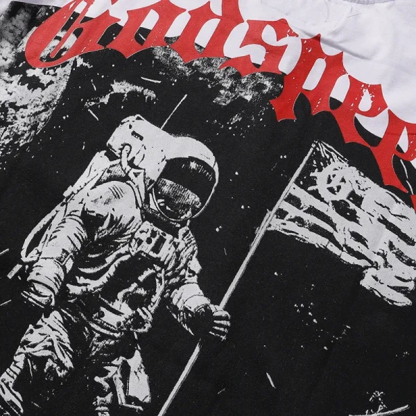 Godspeed 1969 Crew Neck T-shirt #7068 Black/White