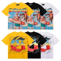 Godspeed Beach Skeleton Surfboard T-Shirt #7073 Yellow/Black/White Godspeed Beach Skeleton Surfboard T-Shirt #7073 Yellow/Black/White