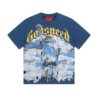 Godspeed Chrome Liberty T-Shirt #1015 Navy Wash Godspeed Chrome Liberty T-Shirt #1015 Navy Wash