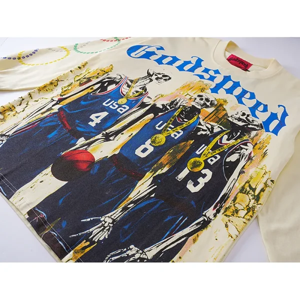 Godspeed Dream Team Long Sleeve T-shirt #3106 Apricot