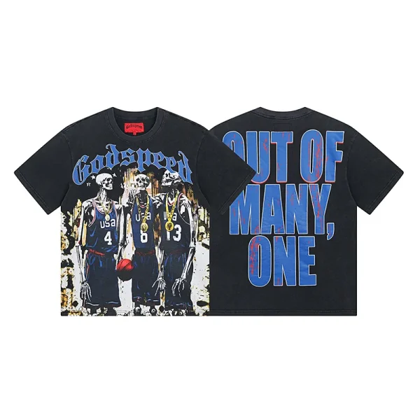 Godspeed Dream Team Tee #1023 Grey Wash