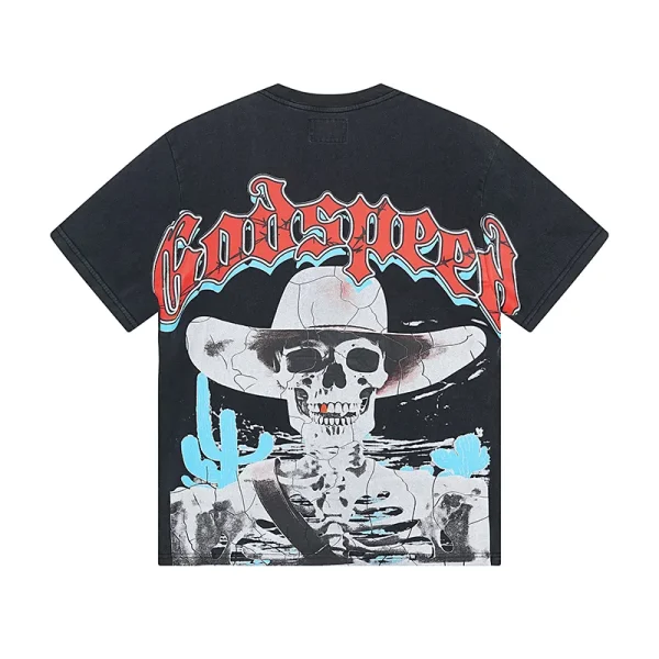 Godspeed Goldie T-Shirt #1018 Black Washed