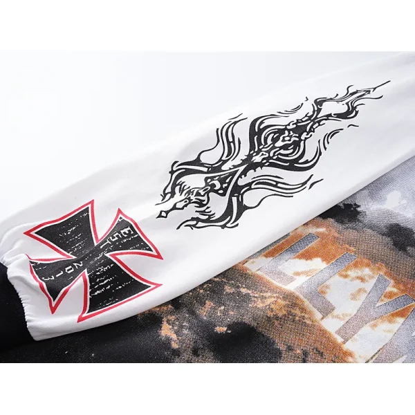 Godspeed Hollywood Thermal Long Sleeve T-shirt #3107 White/Apricot