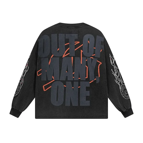 Godspeed Khaos Long Sleeve T-Shirt #1098 Black Wash