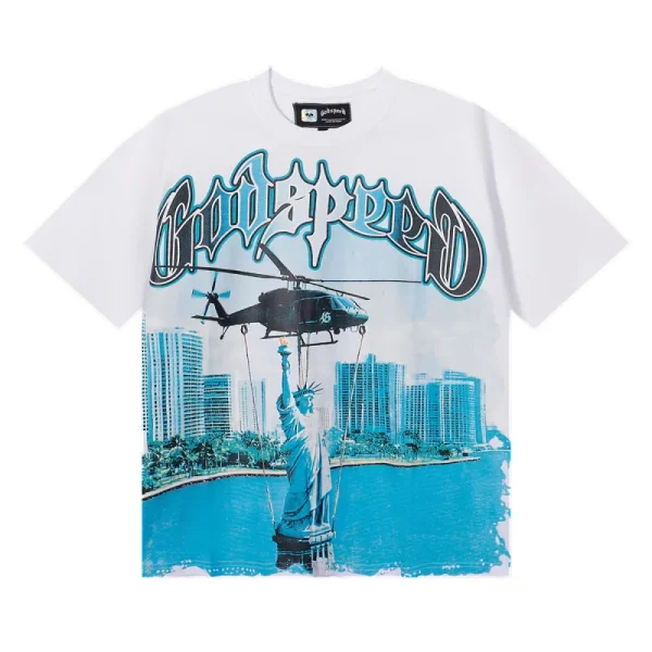 godspeed_liberty_lift_t_shirt__7076_green_black_white_1D255DDFCAB1F Godspeed Liberty Lift T-Shirt #7076 Green/Black/White