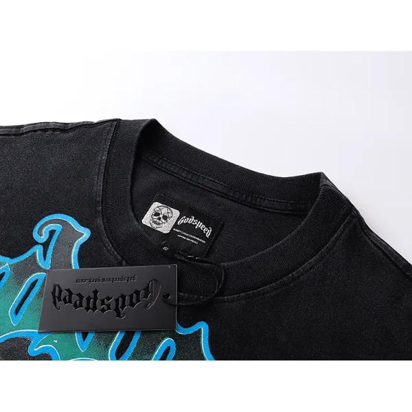 Godspeed Life's A Gamble Long Sleeve T-Shirt #1099 Black Wash