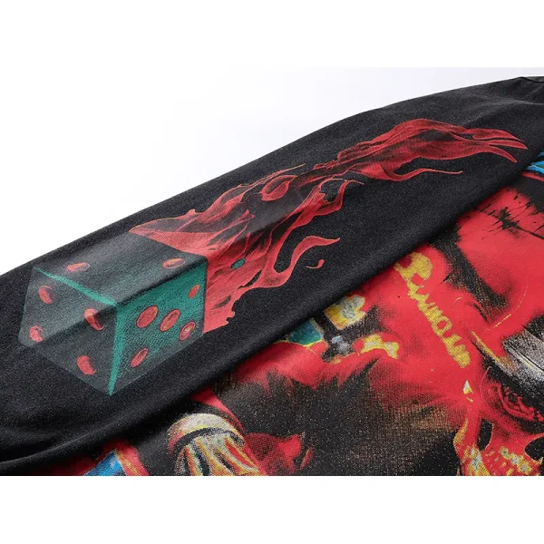 Godspeed Life's A Gamble Long Sleeve T-Shirt #1099 Black Wash