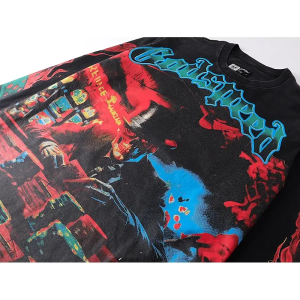 Godspeed Life's A Gamble Long Sleeve T-Shirt #1099 Black Wash