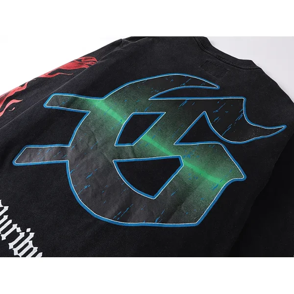 Godspeed Life's A Gamble Long Sleeve T-Shirt #1099 Black Wash