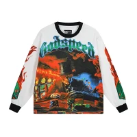 Godspeed Life’s A Gamble Long Sleeve T-shirt #3099 White/Apricot Godspeed Life’s A Gamble Long Sleeve T-shirt #3099 White/Apricot