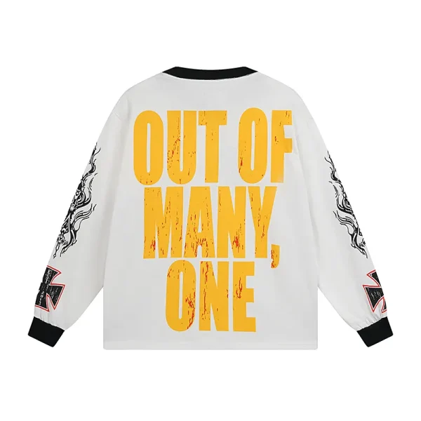 Godspeed Long Lonely Road Long Sleeve T-shirt #3100 White