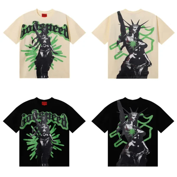 godspeed_modern_liberty_t_shirt__7067_black_apricot_1D2559BC61D14 Godspeed Modern Liberty T-shirt #7067 Black/Apricot