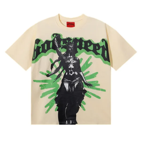 godspeed_modern_liberty_t_shirt__7067_black_apricot_1D2559D60871F Godspeed Modern Liberty T-shirt #7067 Black/Apricot