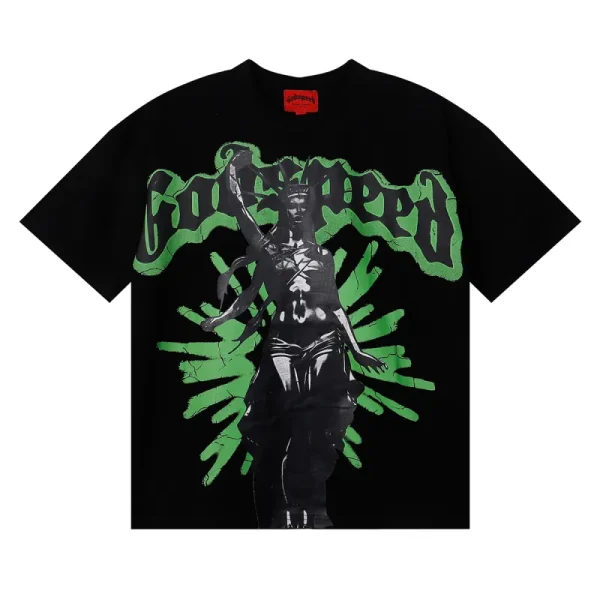 godspeed_modern_liberty_t_shirt__7067_black_apricot_1D2559EAC4E1D Godspeed Modern Liberty T-shirt #7067 Black/Apricot