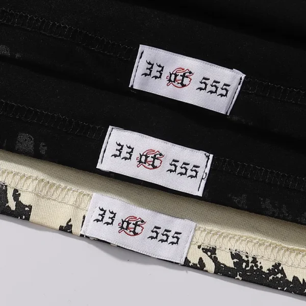 Godspeed No Looking Back T-Shirt #7072 Black Red/Apricot/Black Yellow