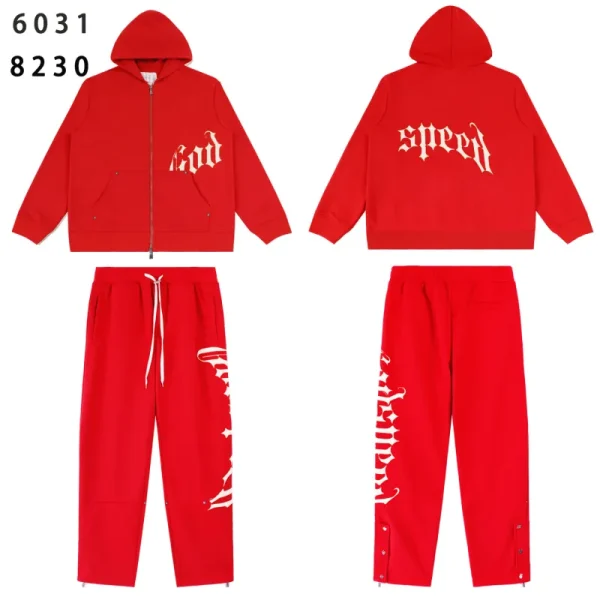 Godspeed OG Logo Sweatsuit G6031-8230 Red Godspeed OG Logo Sweatsuit G6031-8230 Red