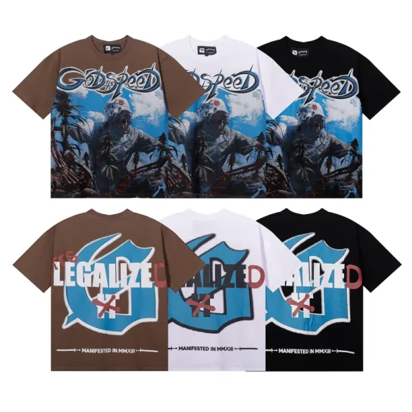 Godspeed Outdoor T-Shirt #7081 Brown/White/Black Godspeed Outdoor T-Shirt #7081 Brown/White/Black