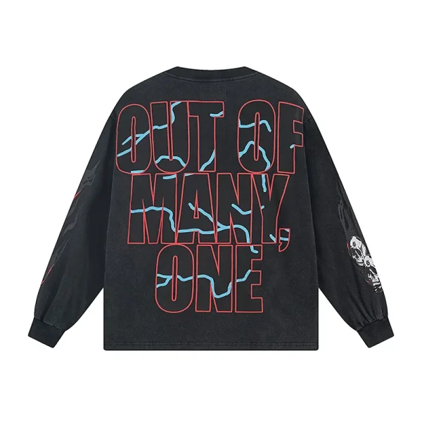 Godspeed Pit Stop L/S Thermal T-shirt #1101 Black/Blue Wash