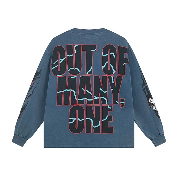 Godspeed Pit Stop L/S Thermal T-shirt #1101 Black/Blue Wash