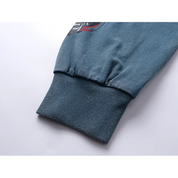 Godspeed Pit Stop L/S Thermal T-shirt #1101 Black/Blue Wash