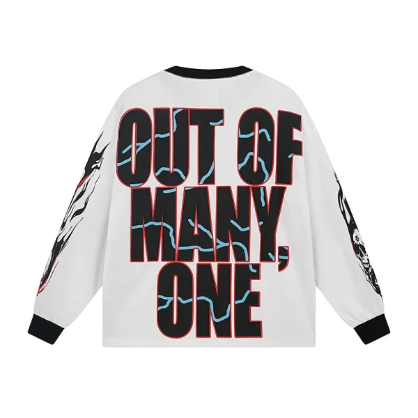 Godspeed Pitstop Thermal Long Sleeve T-shirt #3101 White/Apricot