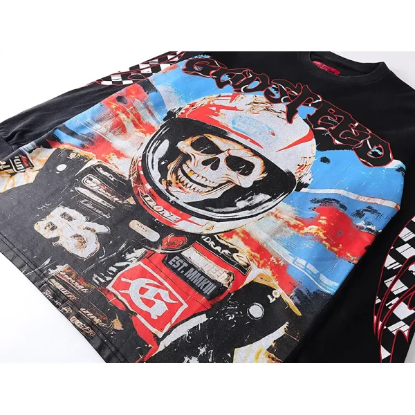 Godspeed Racer Goldie Long Sleeve T-shirt #1102 Black Wash