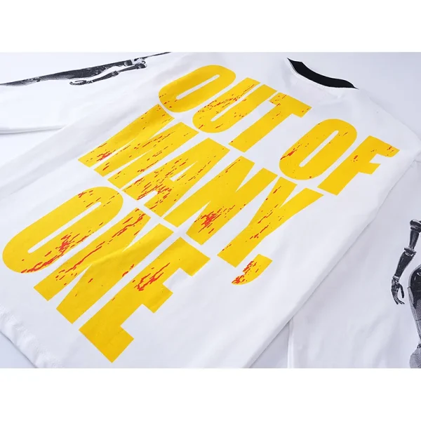 godspeed_robot_skulls_long_sleeve_t_shirt__3096_white_apricot_1CFBCE86C8210 Godspeed Robot Skulls Long Sleeve T-shirt #3096 White/Apricot