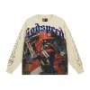 Godspeed Rock Baseball Skeleton Long Sleeve T-shirt Bone #3159