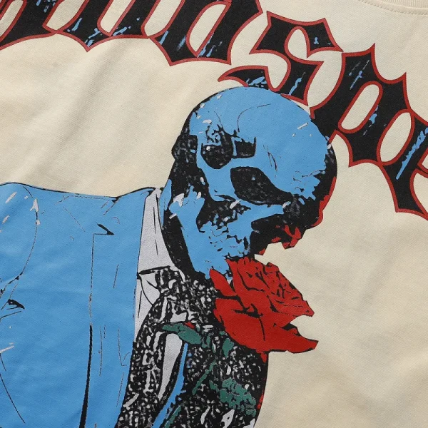 Godspeed Smell The Roses T-shirt #7070 Black/Apricot