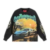 Godspeed Sunset Drift Long Sleeve T-shirt #1105 Black Wash