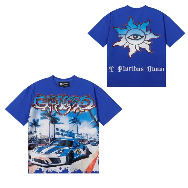godspeed_supercar_beach_road_t_shirt__7075_blue_white_black_1D255C2EC0B1F Godspeed Supercar Beach Road T-Shirt #7075 Blue/White/Black