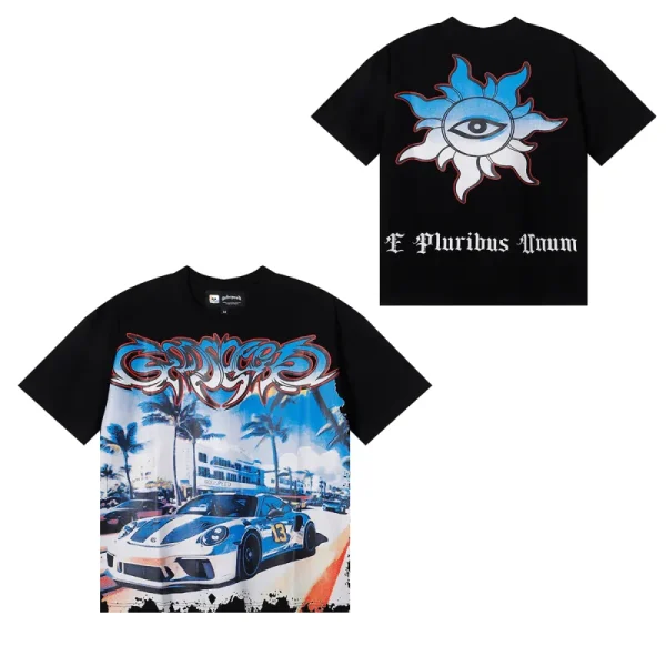 godspeed_supercar_beach_road_t_shirt__7075_blue_white_black_1D255C5E92816 Godspeed Supercar Beach Road T-Shirt #7075 Blue/White/Black