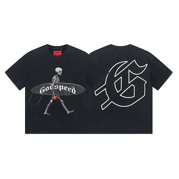Godspeed Surf Day Tee #1025 Black